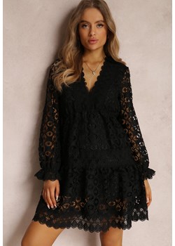 Czarna Sukienka Dephiolea ze sklepu Renee odzież w kategorii Sukienki - zdjęcie 157069117