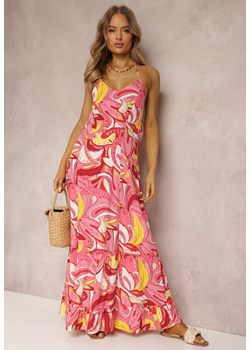 Różowa Sukienka Pyrhochis ze sklepu Renee odzież w kategorii Sukienki - zdjęcie 157069196
