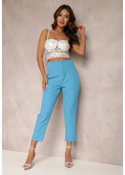 Niebieskie Spodnie Iolona ze sklepu Renee odzież w kategorii Spodnie damskie - zdjęcie 157069316