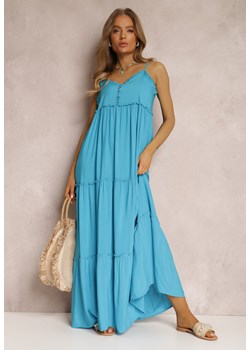 Niebieska Sukienka Pherina ze sklepu Renee odzież w kategorii Sukienki - zdjęcie 157069546