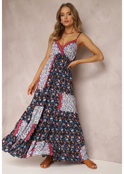 Granatowa Sukienka Amarhomela ze sklepu Renee odzież w kategorii Sukienki - zdjęcie 157069596