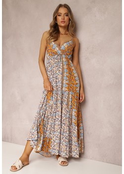 Jasnobeżowa Sukienka Amarhomela ze sklepu Renee odzież w kategorii Sukienki - zdjęcie 157069606