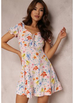 Różowa Sukienka Zerarri ze sklepu Renee odzież w kategorii Sukienki - zdjęcie 157069806