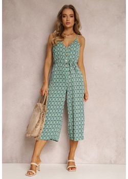 Zielony Kombinezon Chaffor ze sklepu Renee odzież w kategorii Kombinezony damskie - zdjęcie 157069846