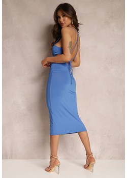 Niebieska Sukienka Sadoul ze sklepu Renee odzież w kategorii Sukienki - zdjęcie 157070148