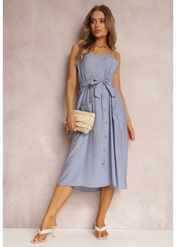 Niebieska Sukienka Hami ze sklepu Renee odzież w kategorii Sukienki - zdjęcie 157070186