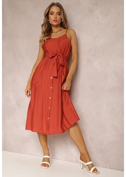 Czerwona Sukienka Hami ze sklepu Renee odzież w kategorii Sukienki - zdjęcie 157070196