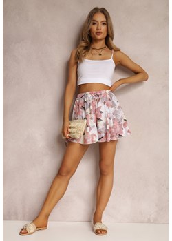 Różowe Szorty Devethra ze sklepu Renee odzież w kategorii Szorty - zdjęcie 157070357