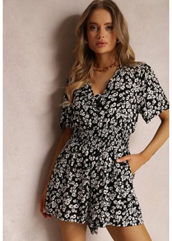 Czarny Kombinezon Pavera ze sklepu Renee odzież w kategorii Kombinezony damskie - zdjęcie 157070476