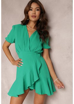 Zielona Sukienka Bawełniana Ceeny ze sklepu Renee odzież w kategorii Sukienki - zdjęcie 157070526