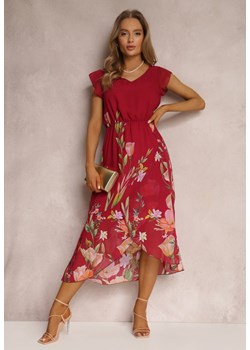 Bordowa Sukienka Keepey ze sklepu Renee odzież w kategorii Sukienki - zdjęcie 157070546