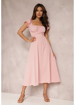 Różowa Sukienka Perolis ze sklepu Renee odzież w kategorii Sukienki - zdjęcie 157070576