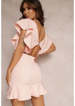 Jasnoróżowa Sukienka Marinette ze sklepu Renee odzież w kategorii Sukienki - zdjęcie 157070608