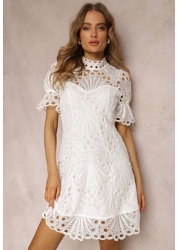 Biała Sukienka Aeryse ze sklepu Renee odzież w kategorii Sukienki - zdjęcie 157070748