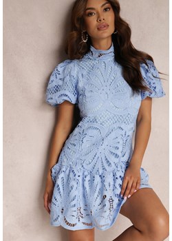 Jasnoniebieska Sukienka Amathinna ze sklepu Renee odzież w kategorii Sukienki - zdjęcie 157070788