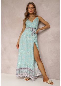 Miętowa Sukienka Zinsey ze sklepu Renee odzież w kategorii Sukienki - zdjęcie 157070808