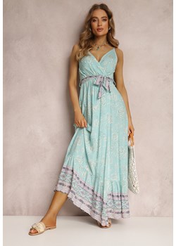 Miętowa Sukienka Zinsey ze sklepu Renee odzież w kategorii Sukienki - zdjęcie 157070809