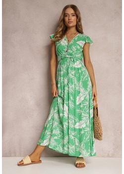 Zielona Sukienka z Paskiem Panovera ze sklepu Renee odzież w kategorii Sukienki - zdjęcie 157070868