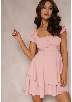Różowa Sukienka Kephenia ze sklepu Renee odzież w kategorii Sukienki - zdjęcie 157071078