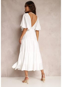 Biała Sukienka Dopley ze sklepu Renee odzież w kategorii Sukienki - zdjęcie 157071095