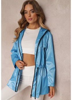 Niebieska Kurtka z Połyskiem Grainne ze sklepu Renee odzież w kategorii Kurtki damskie - zdjęcie 157071746