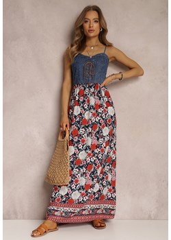 Granatowa Sukienka Tarain ze sklepu Renee odzież w kategorii Sukienki - zdjęcie 157071988