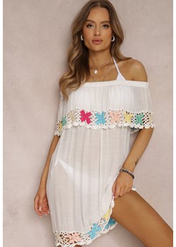 Biała Sukienka Manath ze sklepu Renee odzież w kategorii Odzież plażowa - zdjęcie 157072108