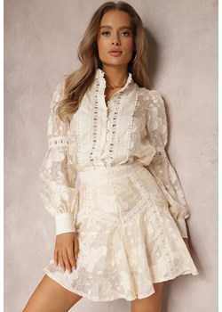 Beżowy 2-Częściowy Komplet Oreithora ze sklepu Renee odzież w kategorii Komplety i garnitury damskie - zdjęcie 157072128