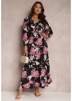 Czarna Sukienka Afarin ze sklepu Renee odzież w kategorii Sukienki - zdjęcie 157072348
