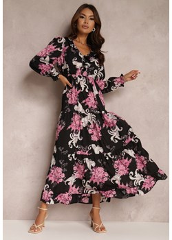 Czarna Sukienka Afarin ze sklepu Renee odzież w kategorii Sukienki - zdjęcie 157072349