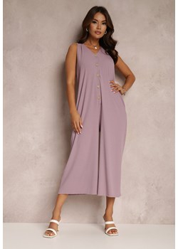 Fioletowy Kombinezon Risewell ze sklepu Renee odzież w kategorii Kombinezony damskie - zdjęcie 157072438