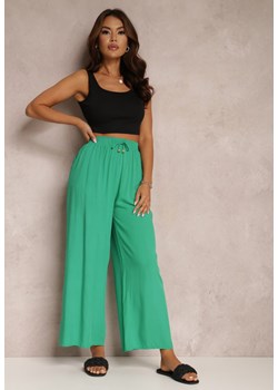 Zielone Spodnie Karrill ze sklepu Renee odzież w kategorii Spodnie damskie - zdjęcie 157072478