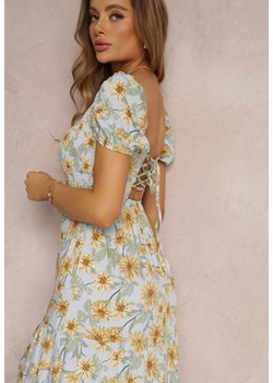 Jasnoniebieska Sukienka Svard ze sklepu Renee odzież w kategorii Sukienki - zdjęcie 157073137