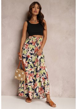Granatowa Spódnica Rozwyn ze sklepu Renee odzież w kategorii Spódnice - zdjęcie 157073769