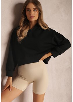 Czarna Bluza z Kapturem Paranero ze sklepu Renee odzież w kategorii Bluzy damskie - zdjęcie 157074225
