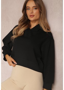 Czarna Bluza z Kapturem Paranero ze sklepu Renee odzież w kategorii Bluzy damskie - zdjęcie 157074226