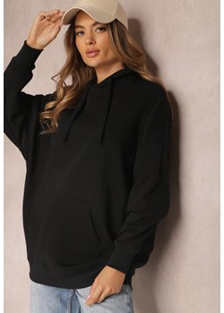 Czarna Bluza z Kapturem Foss ze sklepu Renee odzież w kategorii Bluzy damskie - zdjęcie 157074288