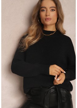 Czarny Golf Dysasha ze sklepu Renee odzież w kategorii Swetry damskie - zdjęcie 157074826
