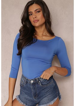 Niebieska Bluzka Kydastis ze sklepu Renee odzież w kategorii Bluzki damskie - zdjęcie 157074879