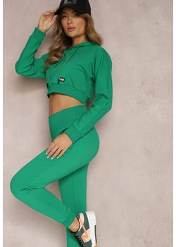 Zielony 2-częściowy Komplet Dresowy Maesphenyi ze sklepu Renee odzież w kategorii Dresy damskie - zdjęcie 157075006