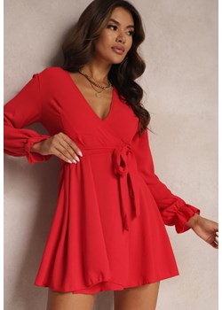 Czerwona Sukienka Parthameia ze sklepu Renee odzież w kategorii Sukienki - zdjęcie 157075459