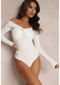 Białe Body z Odkrytymi Ramionami Tantorus ze sklepu Renee odzież w kategorii Bluzki damskie - zdjęcie 157075618