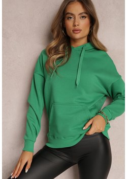 Zielona Bluza Kangurka z Polarem Monei ze sklepu Renee odzież w kategorii Bluzy damskie - zdjęcie 157076198
