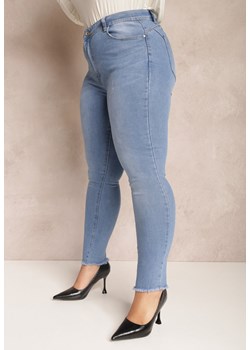 Niebieskie Jeansy Skinny Zalmi ze sklepu Renee odzież w kategorii Jeansy damskie - zdjęcie 157077457