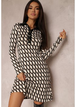 Beżowa Sukienka Koszulowa Meliphia ze sklepu Renee odzież w kategorii Sukienki - zdjęcie 157078146