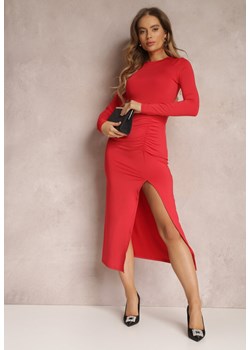 Czerwona Sukienka Gyleanor ze sklepu Renee odzież w kategorii Sukienki - zdjęcie 157082828
