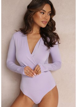 Fioletowe Body Omphano ze sklepu Renee odzież w kategorii Bluzki damskie - zdjęcie 157087579