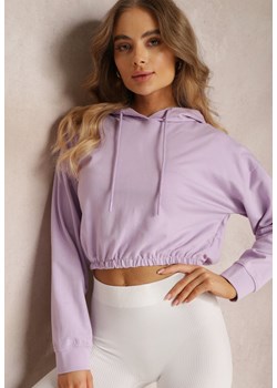 Fioletowa Bluza z Kapturem Pyrhano ze sklepu Renee odzież w kategorii Bluzy damskie - zdjęcie 157090749