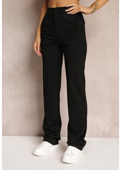 Czarne Spodnie Szerokie Tanora ze sklepu Renee odzież w kategorii Spodnie damskie - zdjęcie 157092755