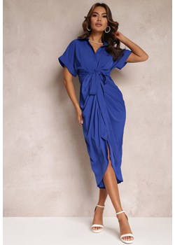 Granatowa Sukienka Agotis ze sklepu Renee odzież w kategorii Sukienki - zdjęcie 157097125